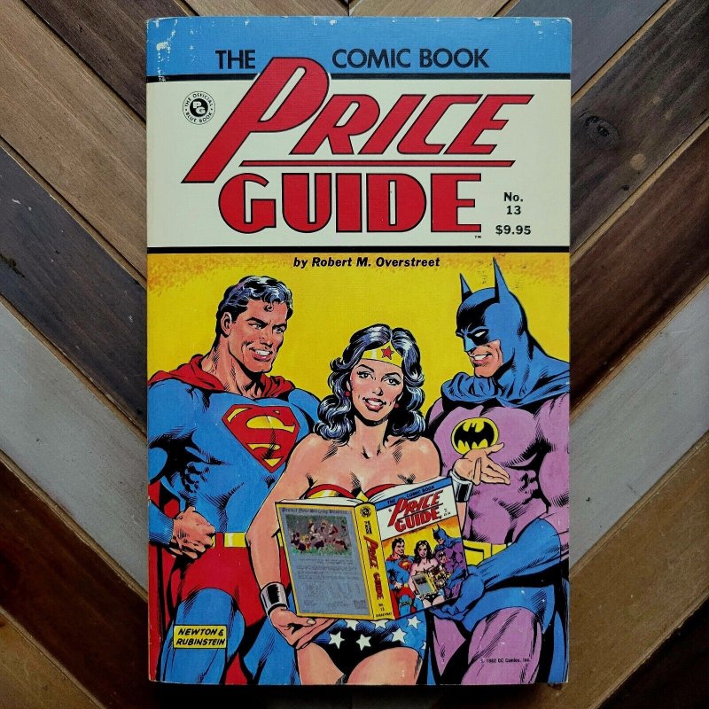 OVERSTREET COMIC PRICE GUIDE 13th Ed (Paperback 1983) Infinity Cover ft Batman