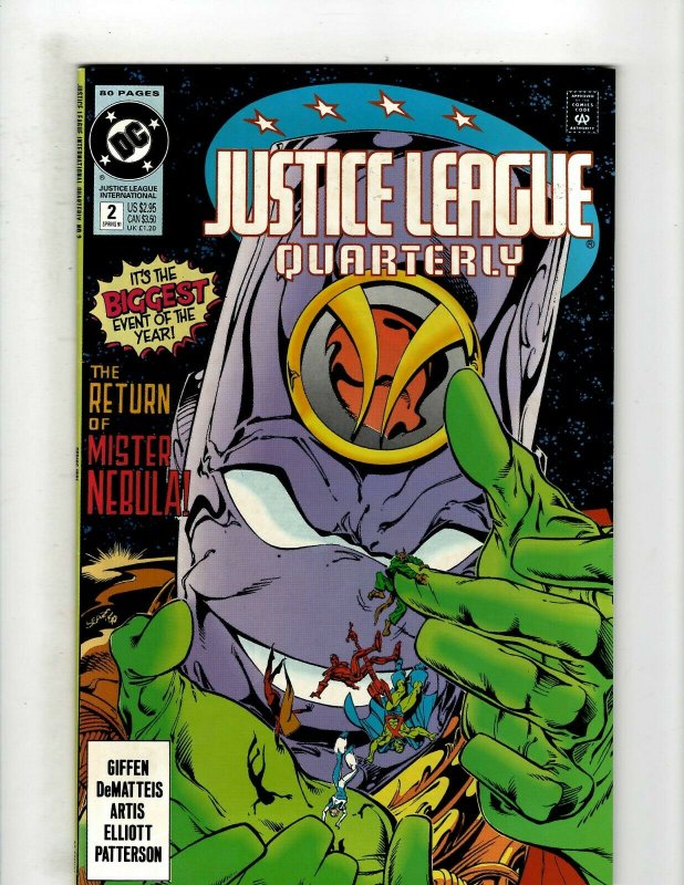 12 DC Comics Justice League Quarterly 1 2(2) 3 4 5 6 8 9 Wonder Woman + HG3 
