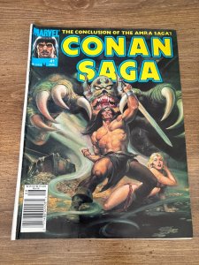 Conan Saga # 41 FN/VF Marvel Comic Book Magazine Barbarian Red Sonja Kull 3 J308