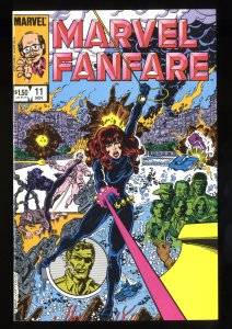 Marvel Fanfare #11 VF+ 8.5 1st Iron Maiden!