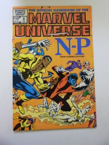The Official Handbook of the Marvel Universe #8 (1983) FN Condition