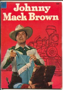 Johnny Mack Brown-Four Color Comics #493-Dell-photo covers-B-Western star-VG+