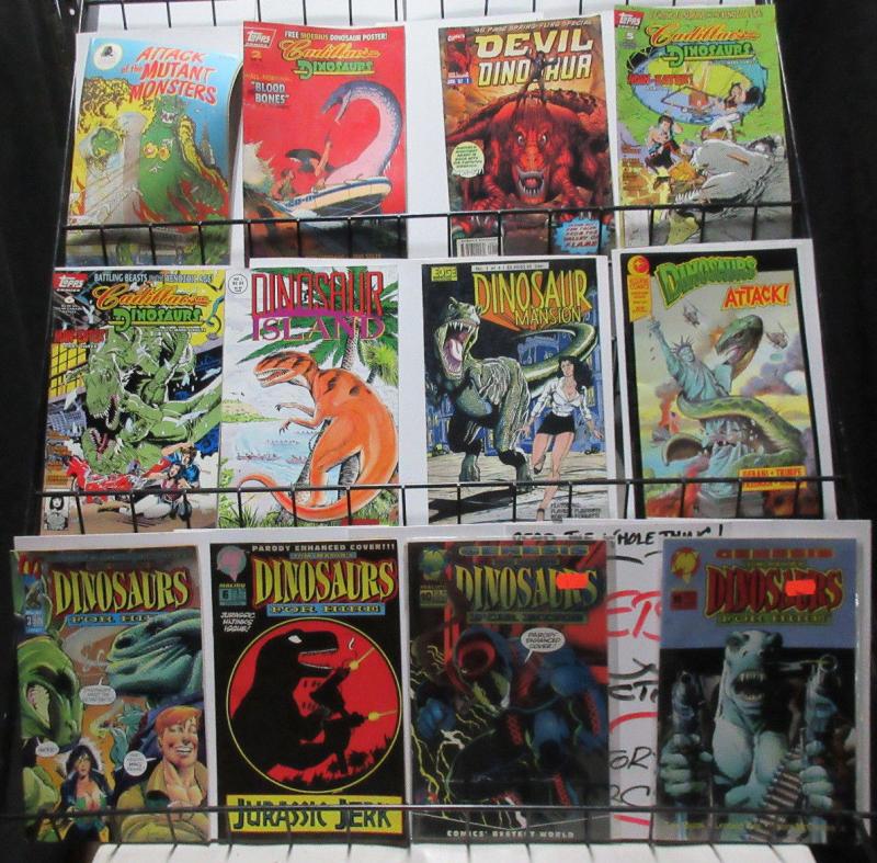 Dinosaurs Comic Sampler Lot 12Diff Cadillacs Devil for Hire! 20 years Dinosaurs 