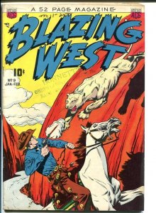 Blazing West #9-BUFFALO BELLE-VIOLENCE-Golden Age VG/FN
