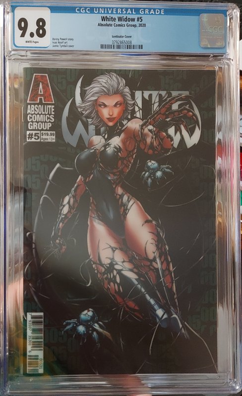 White Widow #5 CGC 9.8 Lenticular Cover