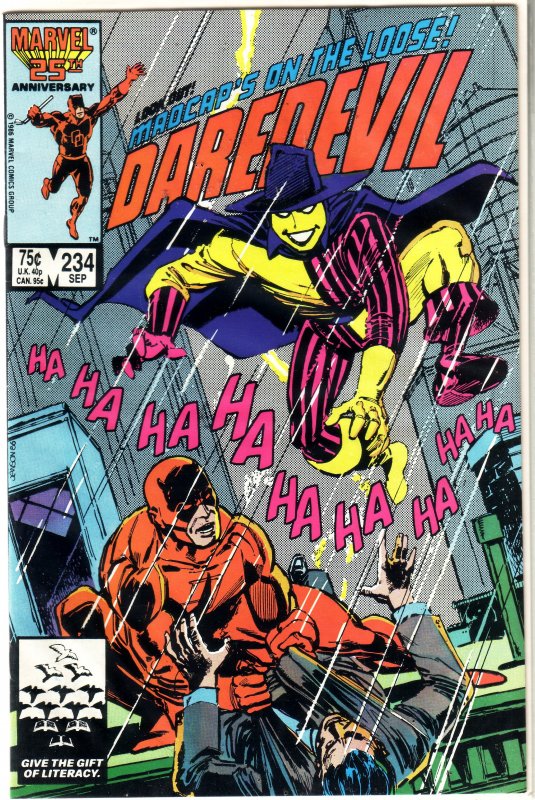 Daredevil   vol. 1   #234 FN Gruenwald/Ditko, Janson cover, Madcap