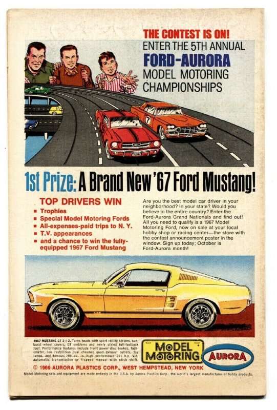 ADVENTURE COMICS #351 comic book 1966-SUPERBOY LEGION VF