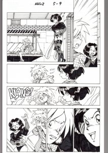Ninja High School Vol. 2 #5 Page 9 Original Comic Book Art- Ben Dunn