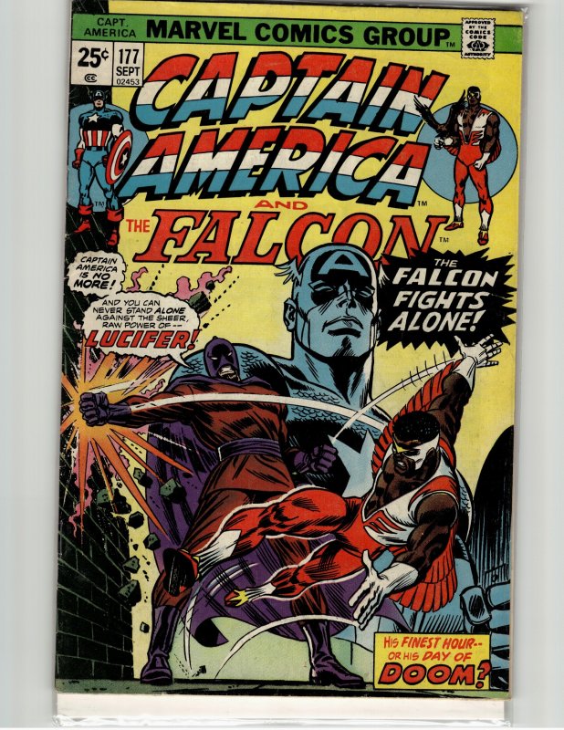 Captain America #177 (1974) Captain America and the Falcon