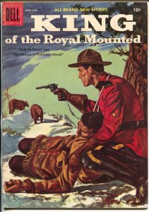 King of The Royal Mounted #21 1956-Dell-Zane Grey-RCMP-FN/VF