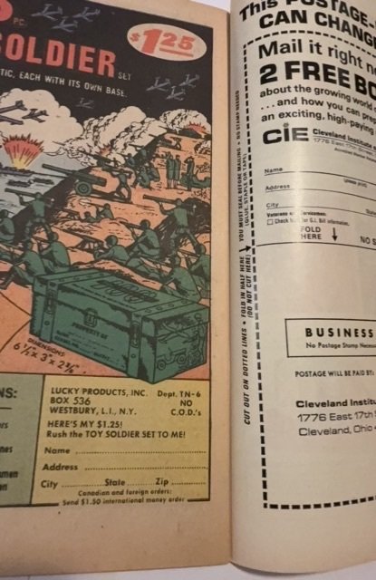 Weird War Tales # 23 (1974 DC) Higher Grade Supernatural Horror Army VF+