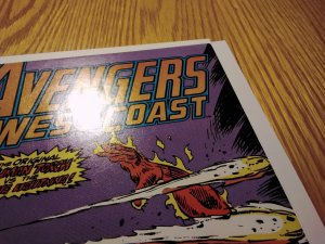 Avengers West Coast #63 Newsstand (1990)