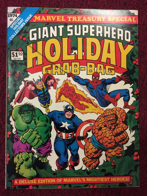 Marvel Treasury Edition Giant Superhero Holiday Grab-Bag 1974- high grade