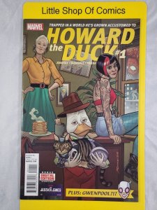 Howard the Duck #1 2016 Marvel Comics 1st Print 1st Appearance Gwenpool
