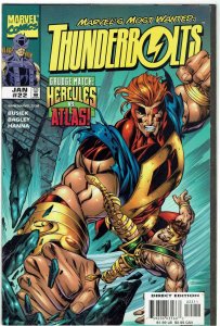 Thunderbolts #22 (1997 v1) Kurt Busiek Mark Bagley Hercules NM