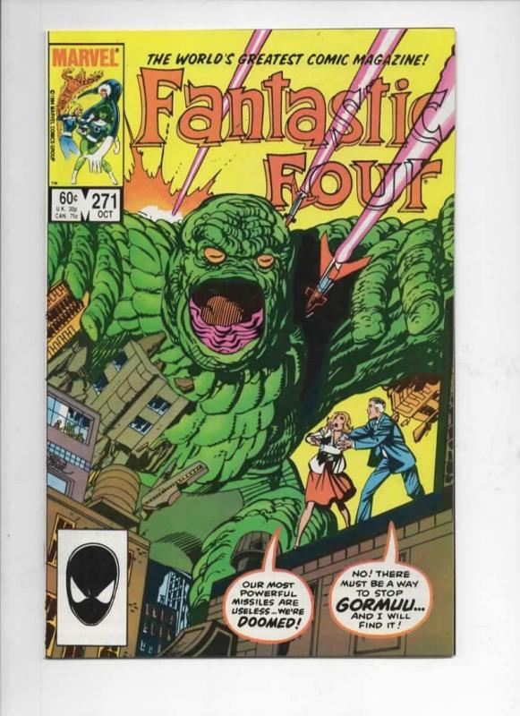 FANTASTIC FOUR #271 VF+ Gormuu Byrne 1961 1984 Marvel, more FF in store