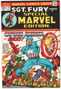 Special Marvel Edition #11 (1973) Sgt. Fury and Captain America!
