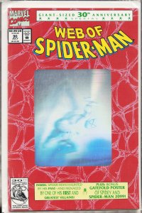 Web of Spider-Man #90 Second Print Cover (1992) Spider-Man