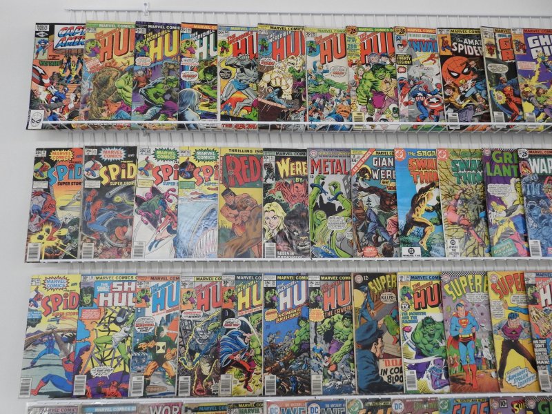 Huge Lot 180+ Low Grade Comics W/ Hulk, Flash, Thor, +More! See description