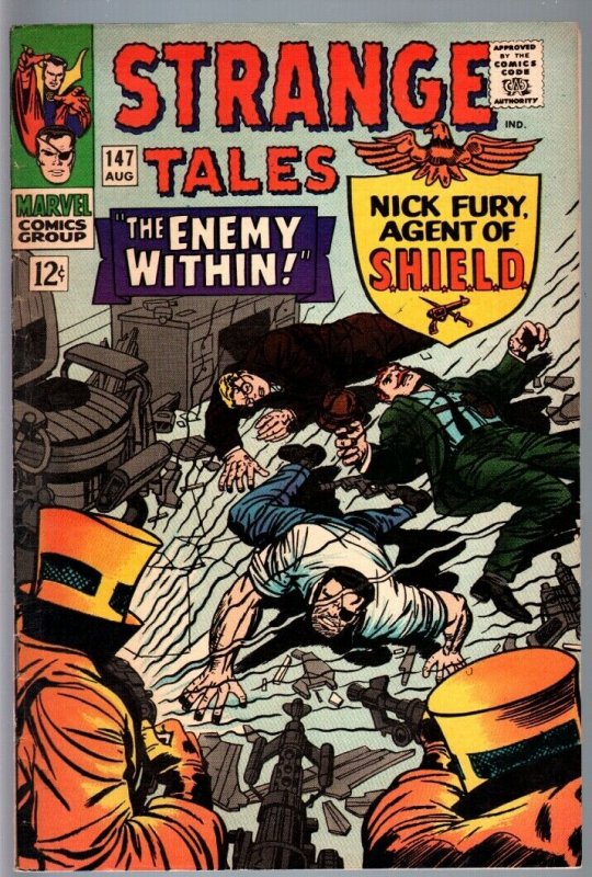 STRANGE TALES #147-NICK FURY/DOCTOR STRANGE-FN minus FN-