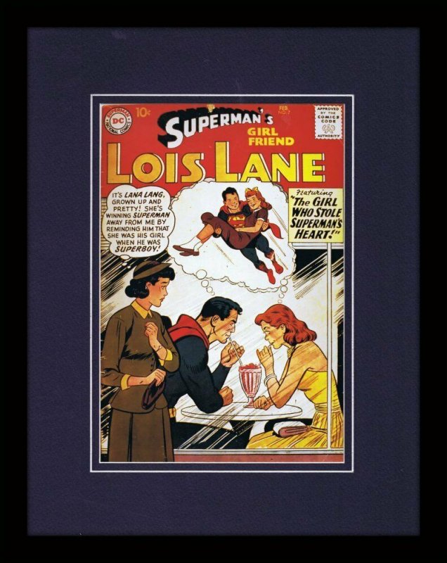 Lois Lane #7 DC Framed 11x14 Repro Cover Display Superman's Girlfriend 