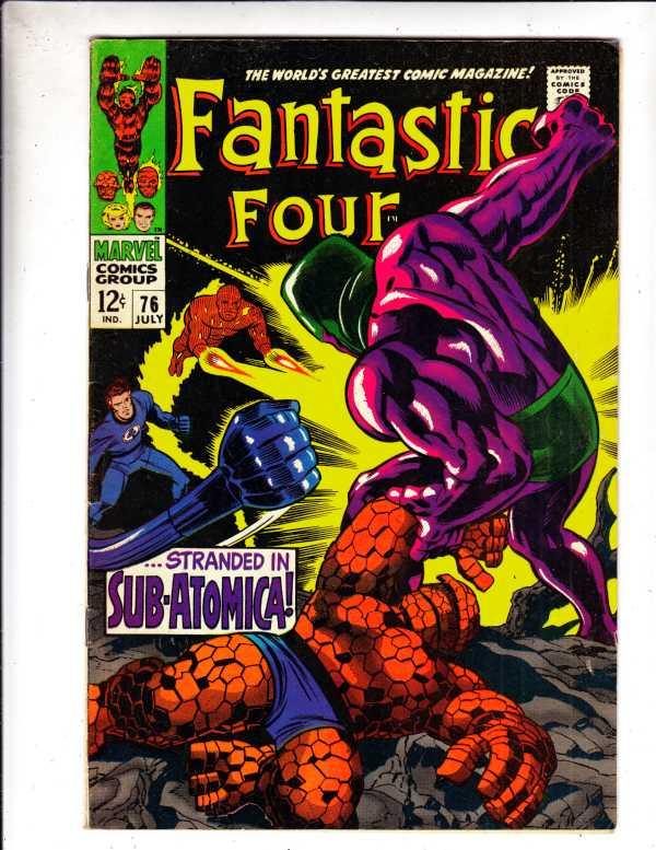 Fantastic Four #76 (Jul-68) FN/VF+ High-Grade Fantastic Four, Mr. Fantastic (...