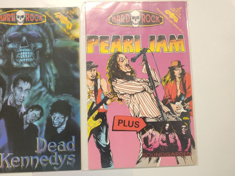 2 Hard Rock Revolutionary Comic Books #8 13 Pearl Jam Dead Kennedys 71 LP4