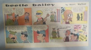 (41) Beetle Bailey Sundays by Mort Walker from 1966 Size: 7.5 x 15 inches