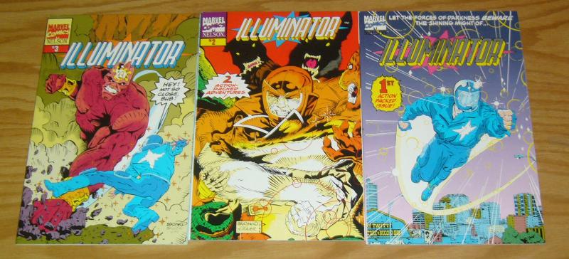 Illuminator #1-3 VF/NM complete series - christian super hero - marvel comics 2