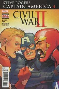 Captain America: Steve Rogers #4, NM + (Stock photo)