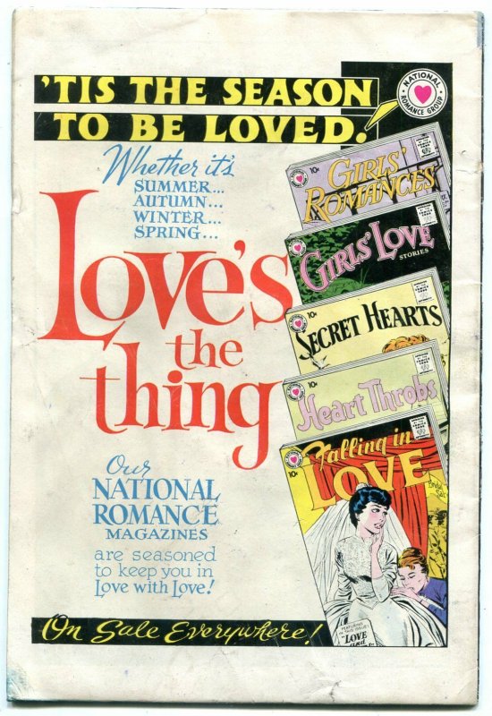 GIRLS' ROMANCES #65 1960- DC Silver Age Romance VG