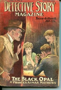 DETECTIVE STORY MAGAZINE-OCT 20 1916-SAX ROHMER-MATHEWS-GREY-good+ G+