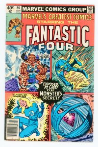 Marvel's Greatest Comics #86 Stan Lee John Romita Fantastic Four VF