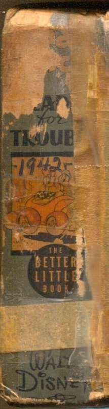 Donald Duck Headed For Trouble #1430 1942-Big Little Book-Whitman-Al Taliferro-P