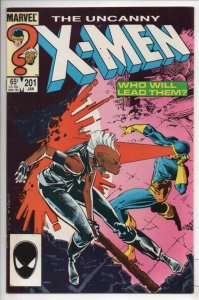 X-MEN #201, NM-, Wolverine, Chris Claremont, Uncanny Cable 1963 1986