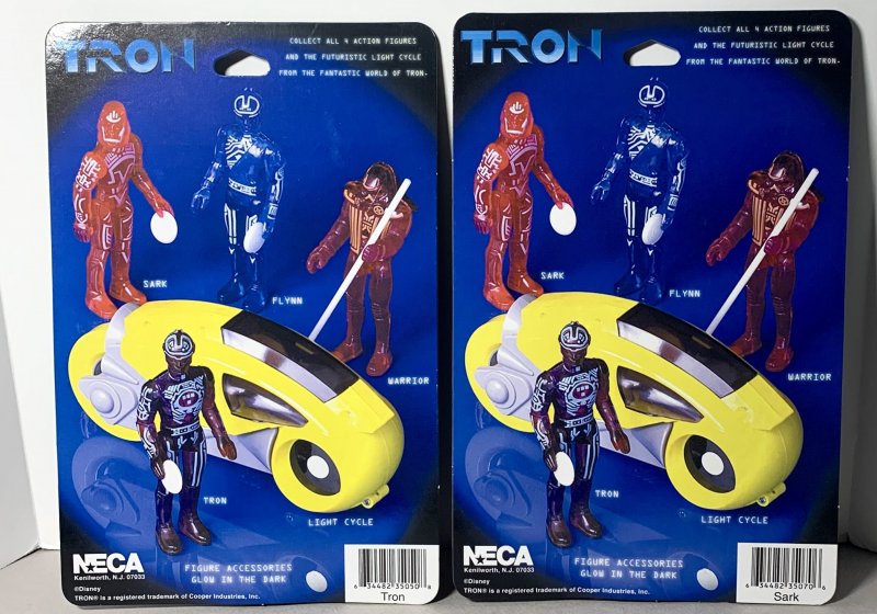 TRON 20th Anniversary Remake Figures 2002 NECA