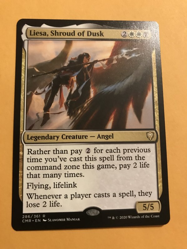 LIESA, SHROUD OF DUSK : Magic the Gathering MTG card; COMMANDER LEGENDS, NM