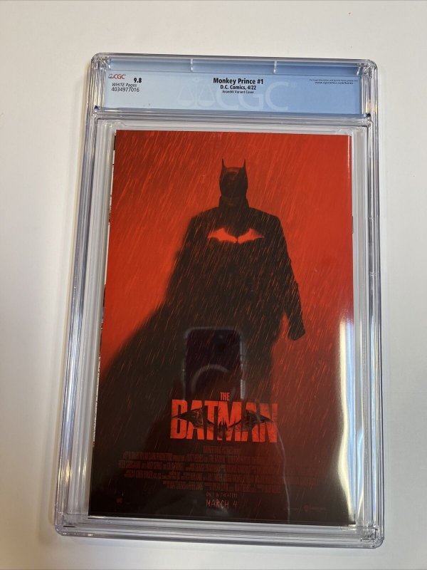 Monkey Prince (2022) # 1 (CGC  9.8 WP) Anandrk Variant Cover | Census=9