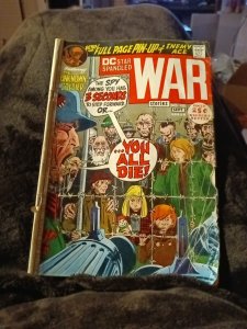 Star Spangled War Comic Book #158 Sept 1971 Kubert Military War Bronze Age