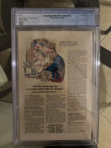 AMAZING SPIDER-MAN Annual #3 CGC 6.0  vs HULK * AVENGERS * KING SIZE  (1966)