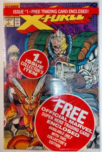X-Force #1 (9.2, 1991) Negative UPC Variant, with Deadpool Card