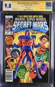 Marvel Super Heroes Secret Wars (1984) # 2 (CGC 9.8 SS) Signed Beatty * Shooter