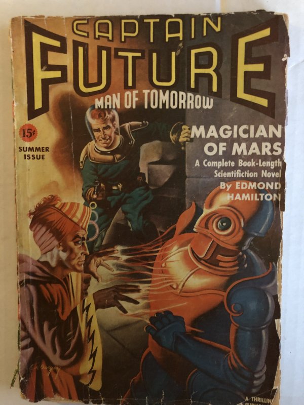 Captain Future..summer 1941 pulp fiction