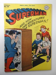 Superman #39 (1946) VG/FN Condition! 1/4 in tear bc