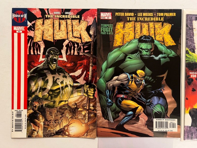 3 Hulk Marvel Comic Books # 34 80 83 Avengers Defenders Spiderman Thor  47 JS35