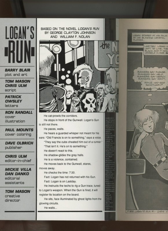(1990) Logan's Run #2: COPPER AGE! WE COMBINE SHIPPING! (6.0/6.5)