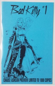 Bad Kitty # 1 - Chaos! Ashcan (Blue) Limited to 1000 Copies