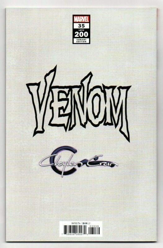 VENOM #35/200 (2021) CLAYTON CRAIN | TRADE DRESS | LTD 3000 | 1ST DYLAN AS VENOM