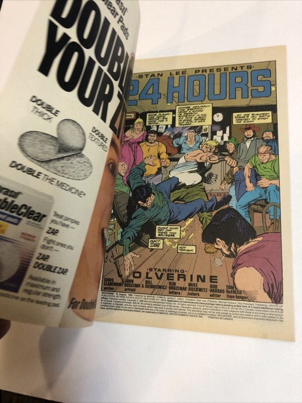 Wolverine (1989) # 10 (NM) Wolverine Vs Sabretooth Classic Cover