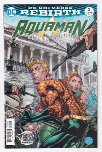 Aquaman #3 September 2016 DC Rebirth Dan Abnett Philippe Briones